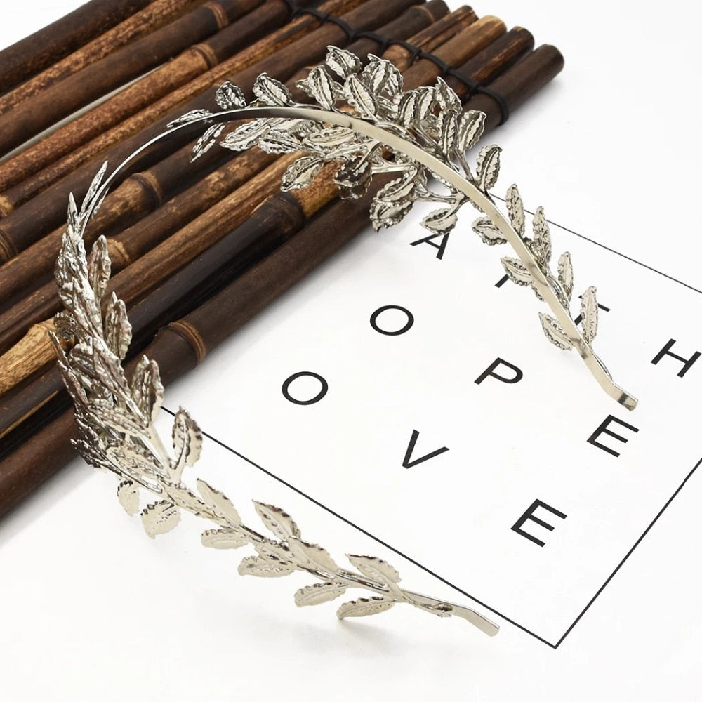 Greek Goddess Olive Leaf Branch Crowns.