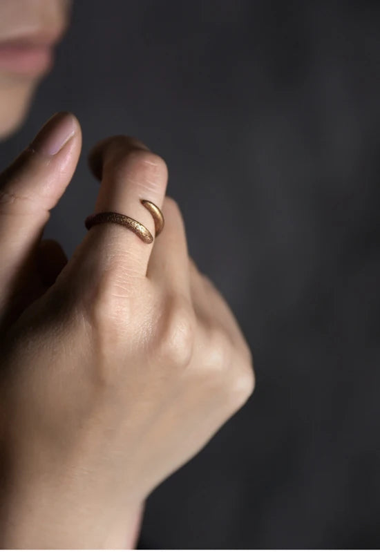 Curving Solid Copper Ring
