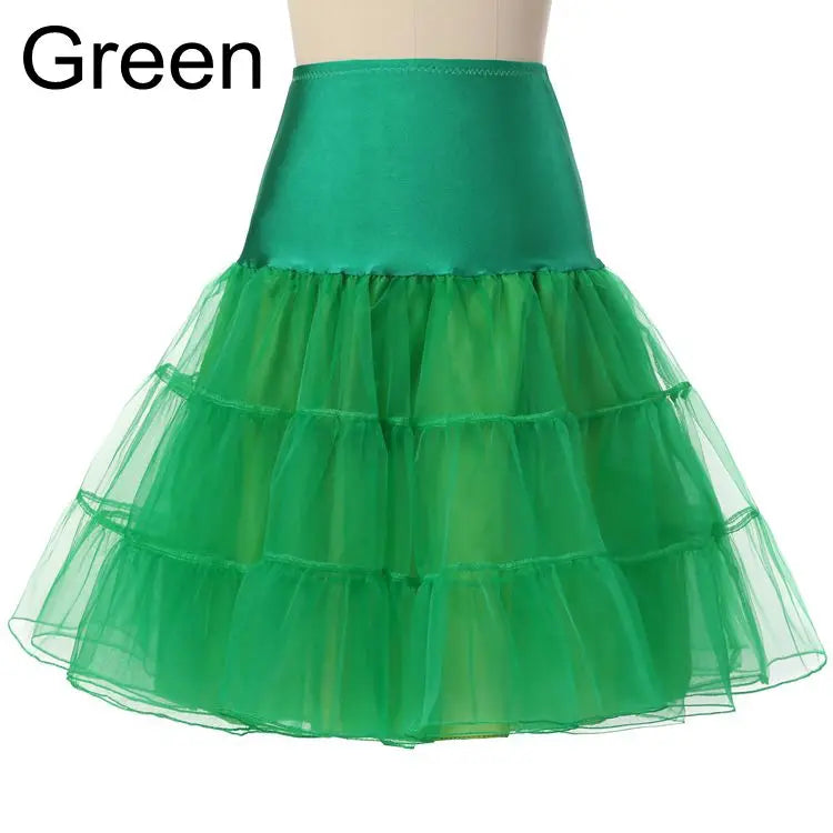Colourfun Pettiskirts Cosplay Rockabilly Crinoline Underskirt