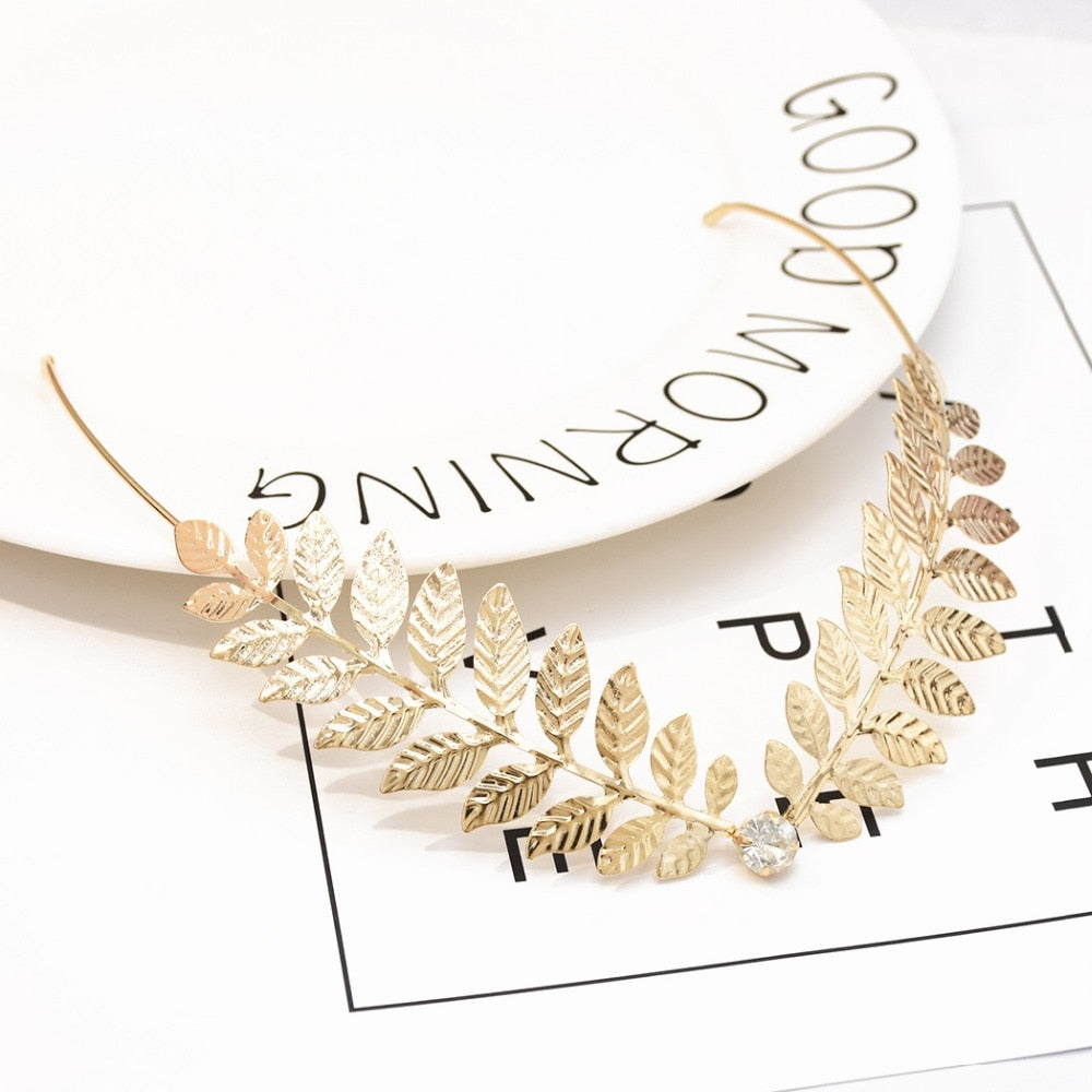 Greek Goddess Olive Leaf Branch Crowns