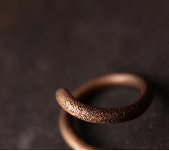 Curving Solid Copper Ring