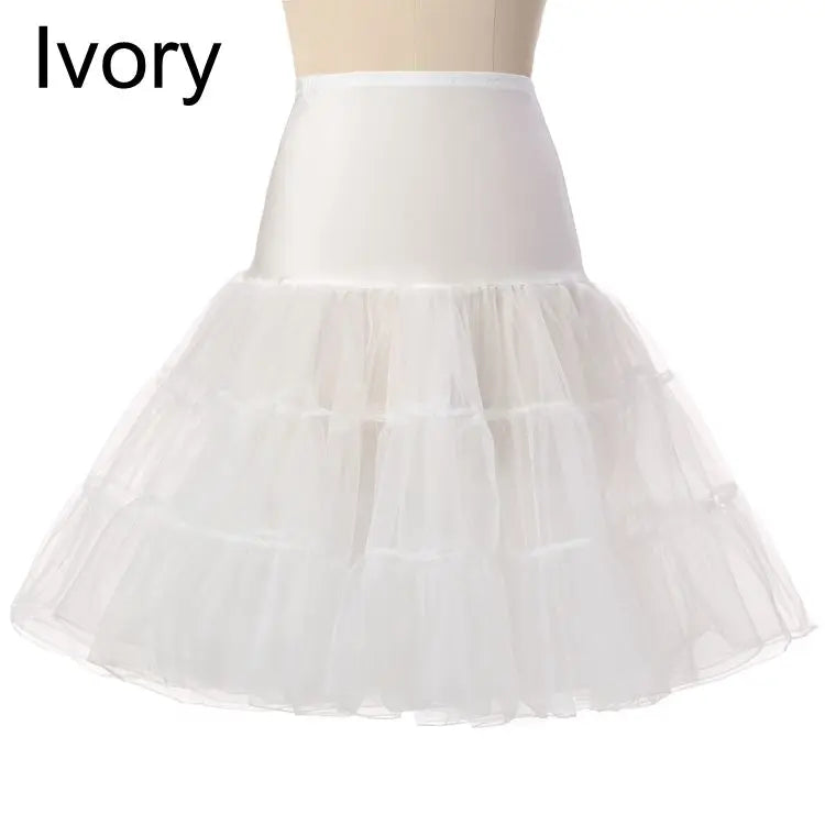 Colourfun Pettiskirts Cosplay Rockabilly Crinoline Underskirt