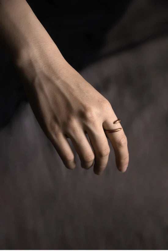 Curving Solid Copper Ring