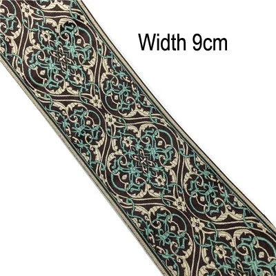 1M Boho Embroidered Jacquard Ribbons Trim DIY Craft