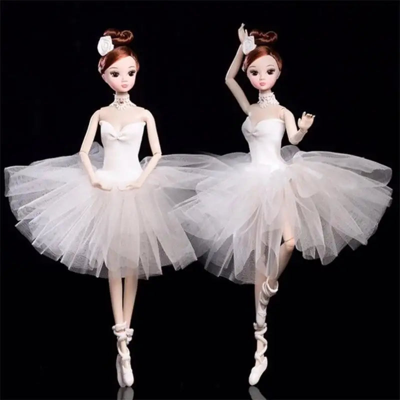 32cm Ballet Doll Large Original Handmade 1/6 Doll Full Set 11 Jointed Doll Girls