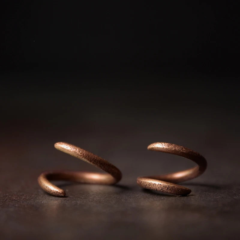 Curving Solid Copper Ring