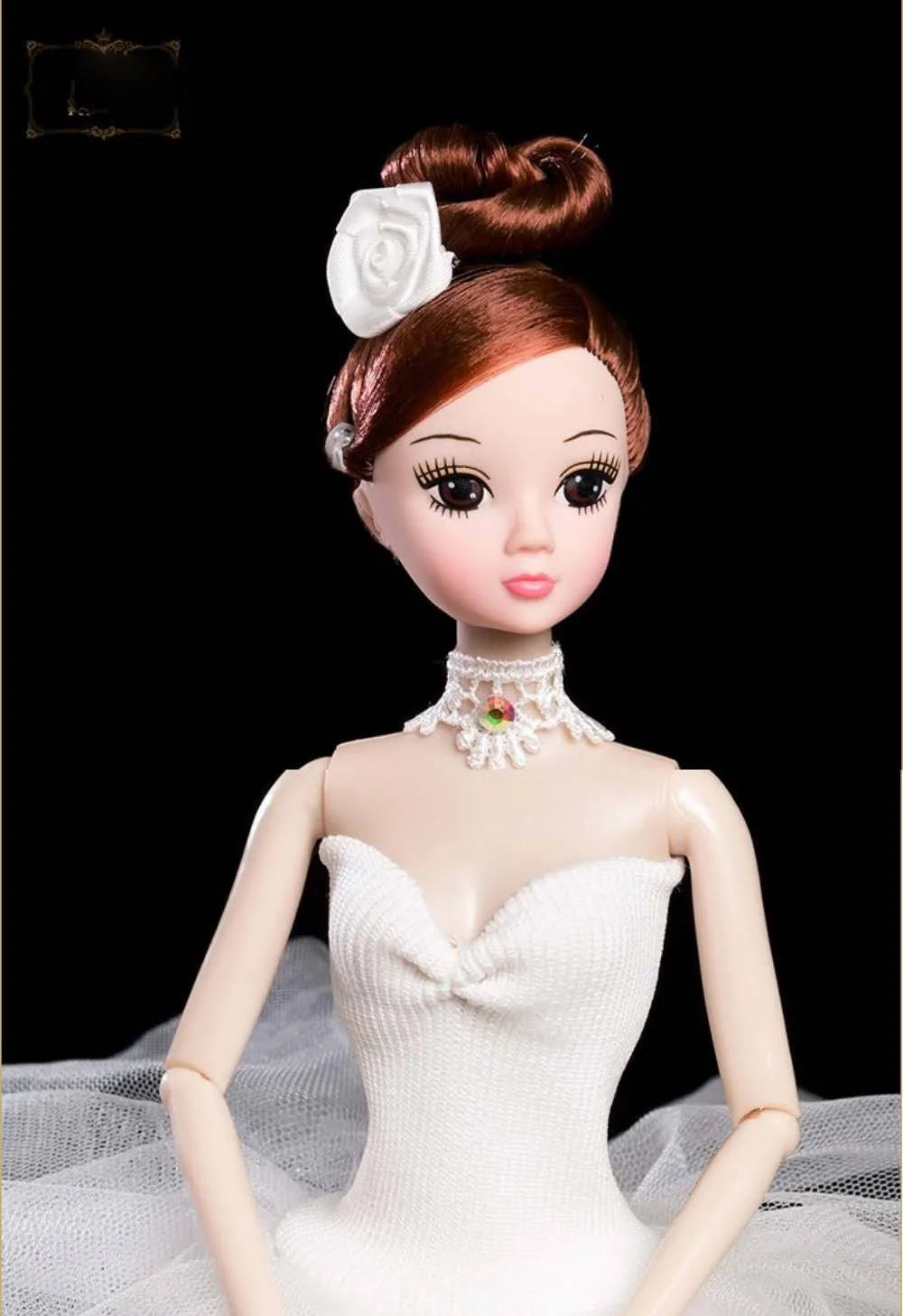32cm Ballet Doll Large Original Handmade 1/6 Doll Full Set 11 Jointed Doll Girls