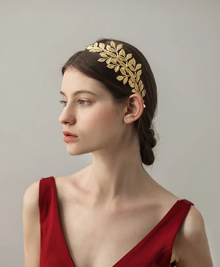 Greek Goddess Olive Leaf Branch Crowns.