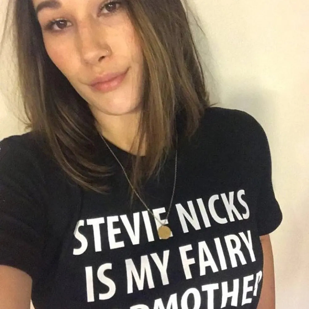 "Stevie Nicks is my fairy Godmother" T-Shirts