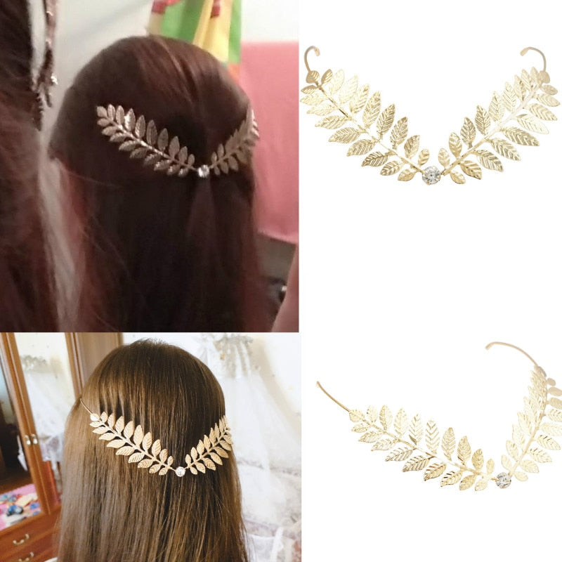 Greek Goddess Olive Leaf Branch Crowns
