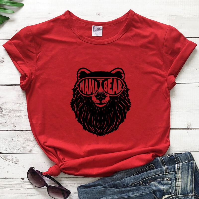 Mama Bear Cotton T-shirt