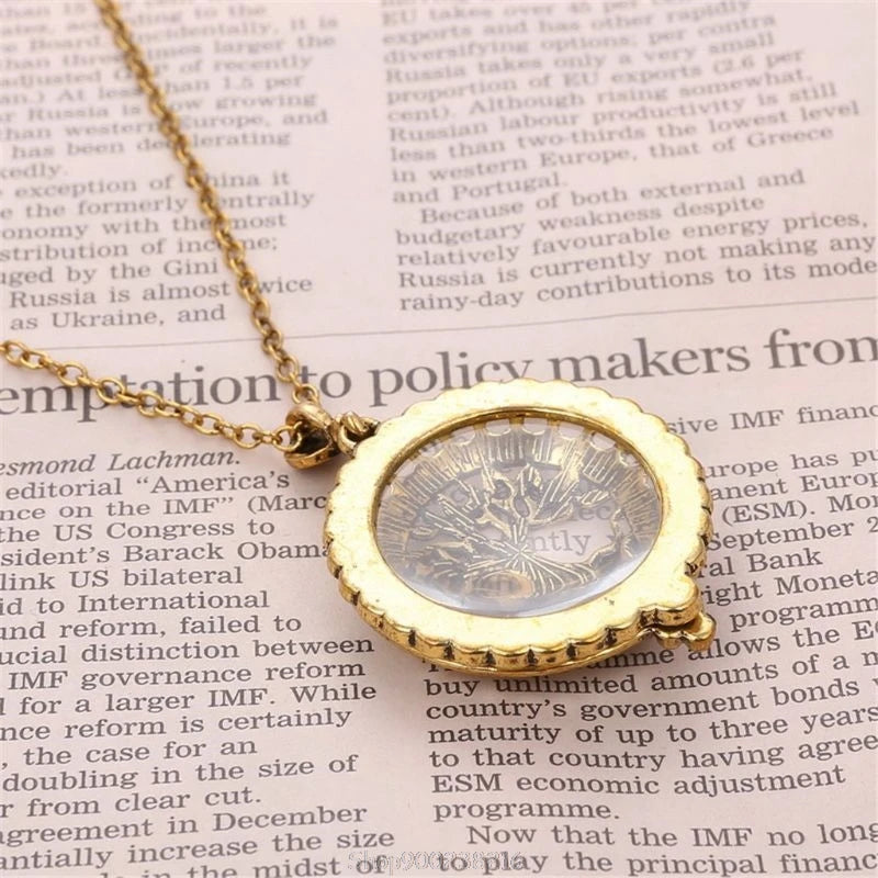 Magnifying Glass Pendant Necklaces