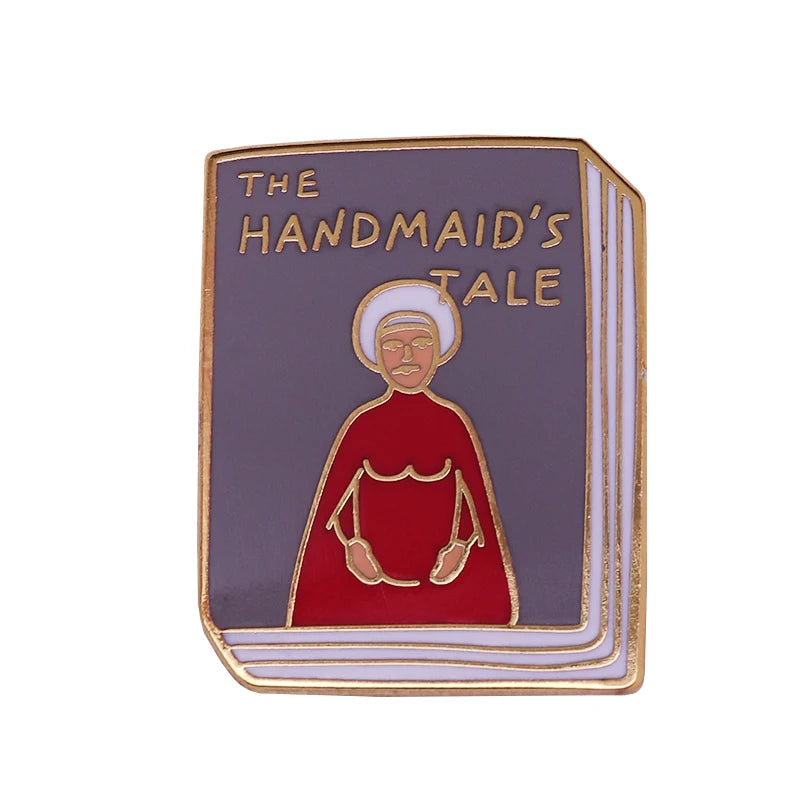 Handmaid's Tale Enamel Pin Book Quote Nolite Te Bastardes Carborundorum
