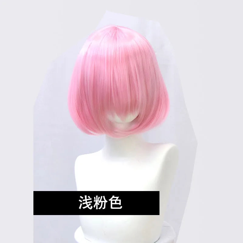 Extra Long Wavy or Straight Wigs with Full Bangs Heat Resistant