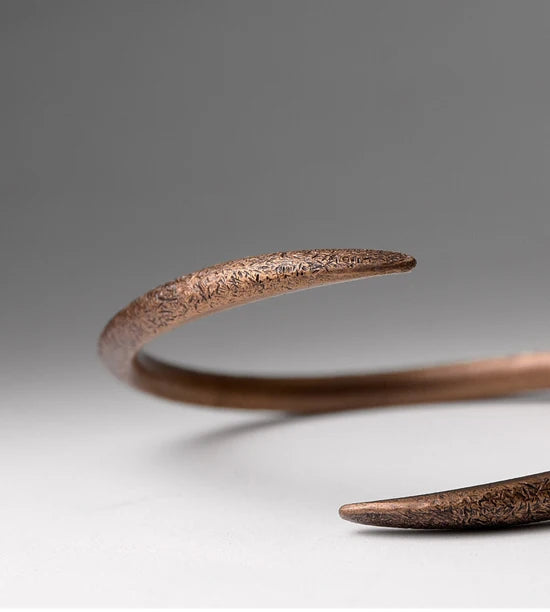 Hand Forged Solid Copper Cuff Bracelet