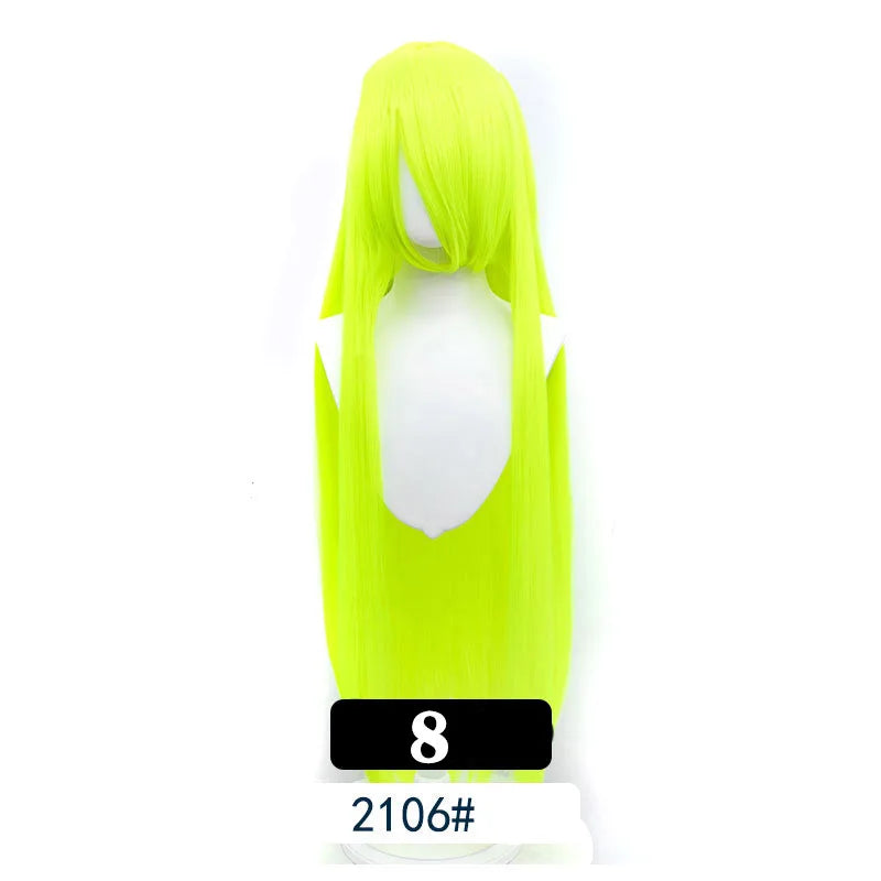 Extra Long Wavy or Straight Wigs with Full Bangs Heat Resistant