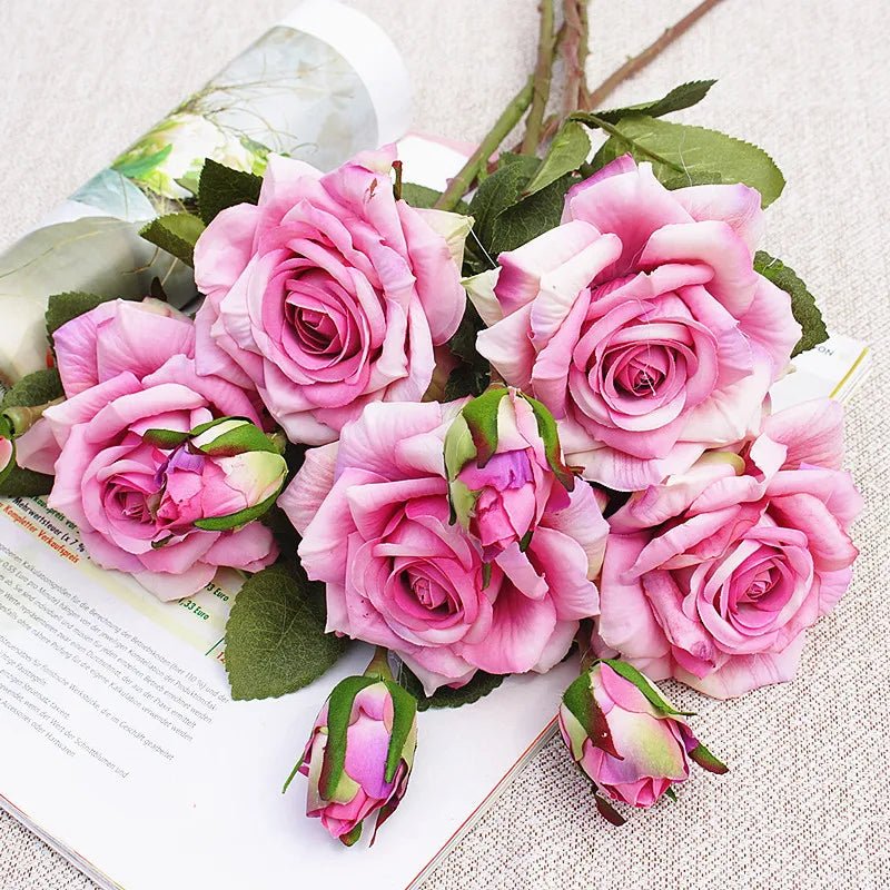 Realistic Touch Roses Decorations Or DIY Craft