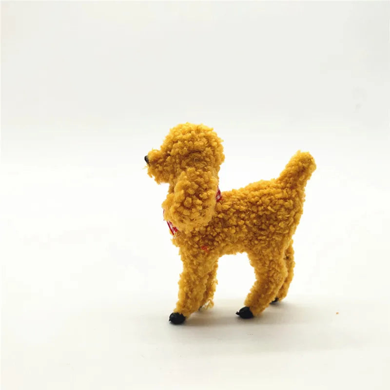 9cm Teddy Dog Mini Poodle Plushie Toy