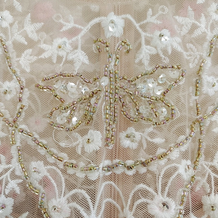 Amelia's Beaded Sequinned Embroidered Spring Season Dress