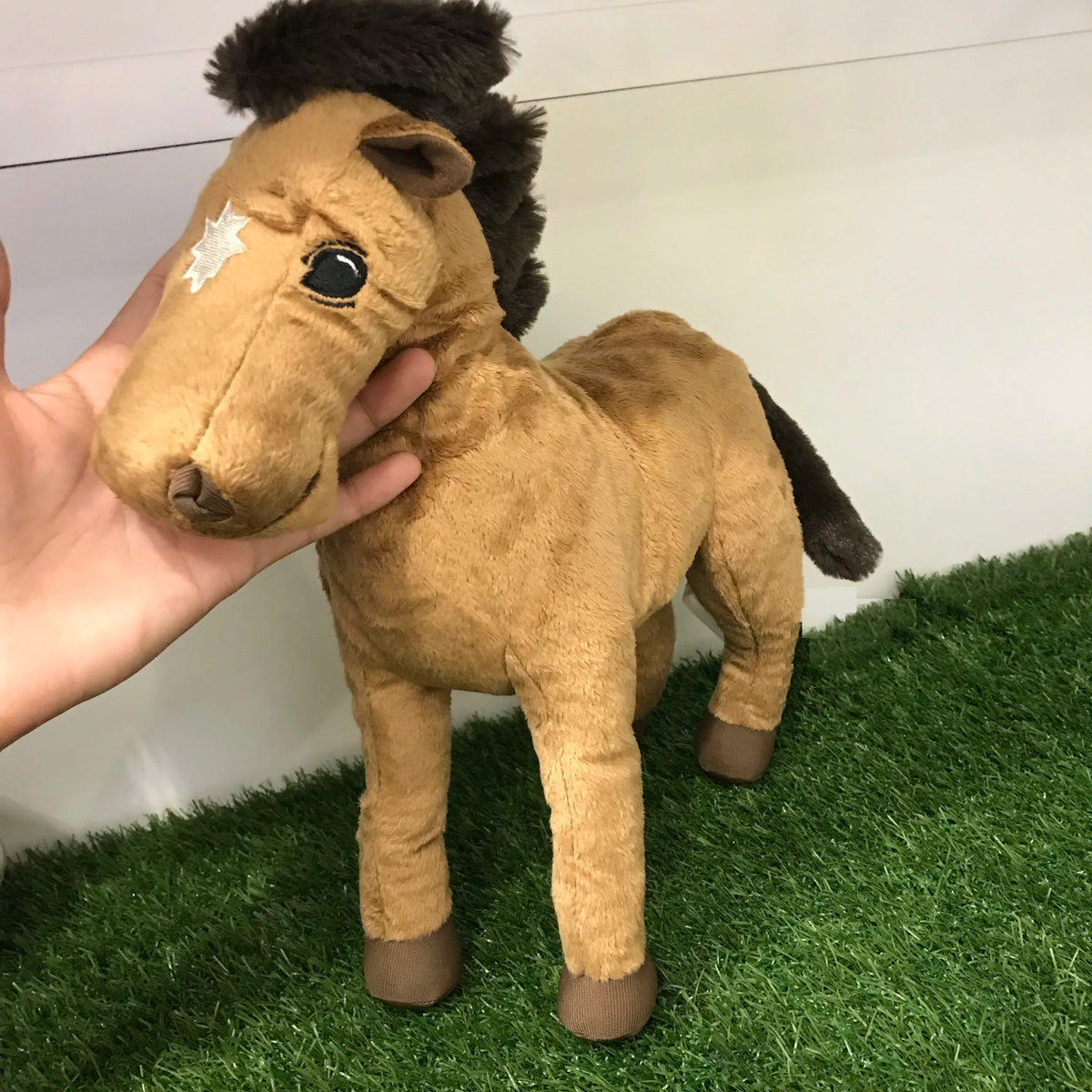 Star Brown Horse Plushie Toy