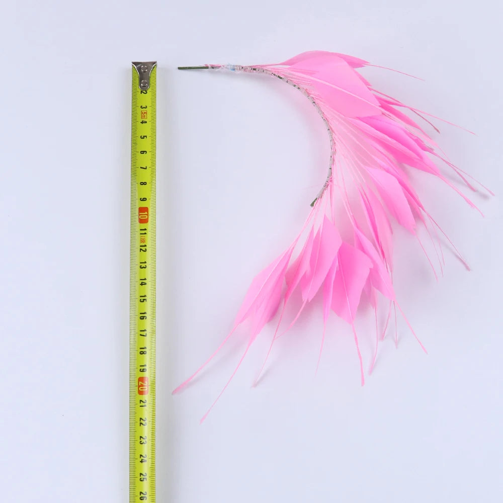 1pc Dyed Goose Feather 25-30CM DIY Crafts