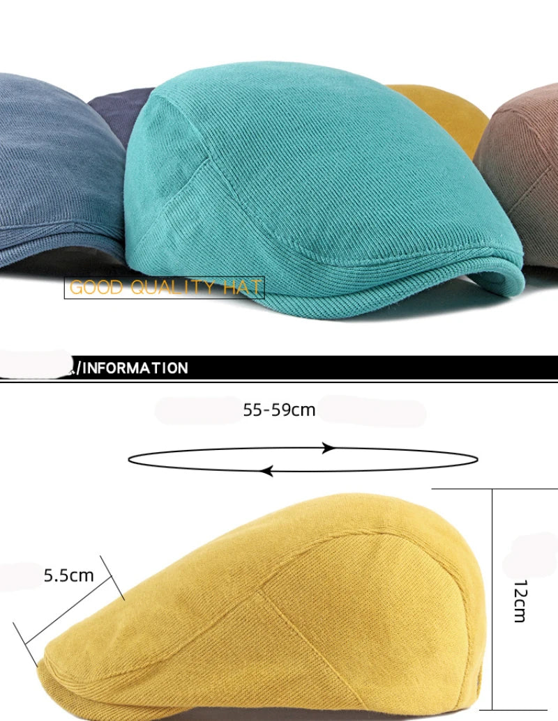 Candy Colours Flat Cap