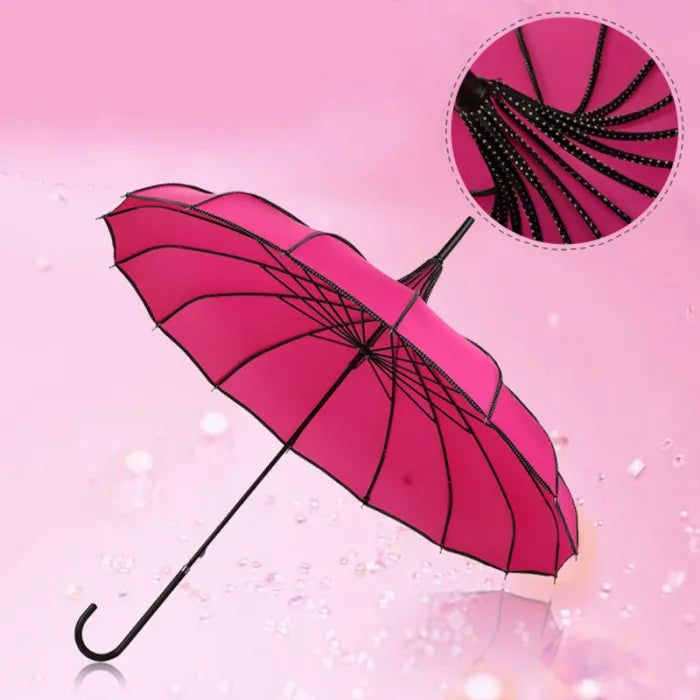 Pagoda Umbrellas Party Sun Rain UV Protective Umbrella Large Umbrella 100cm