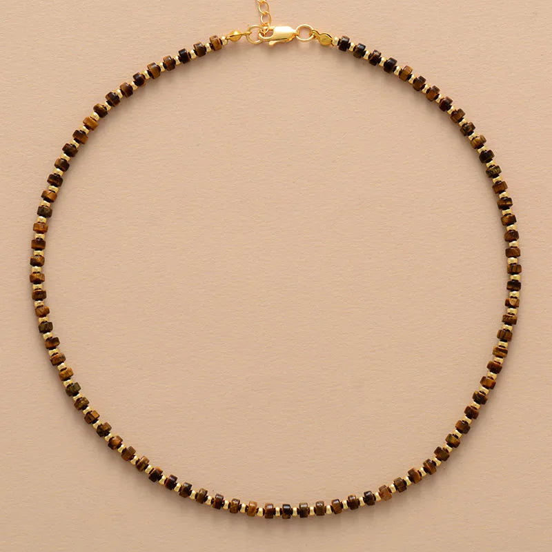 Earthly Natural Stones Beaded Necklace