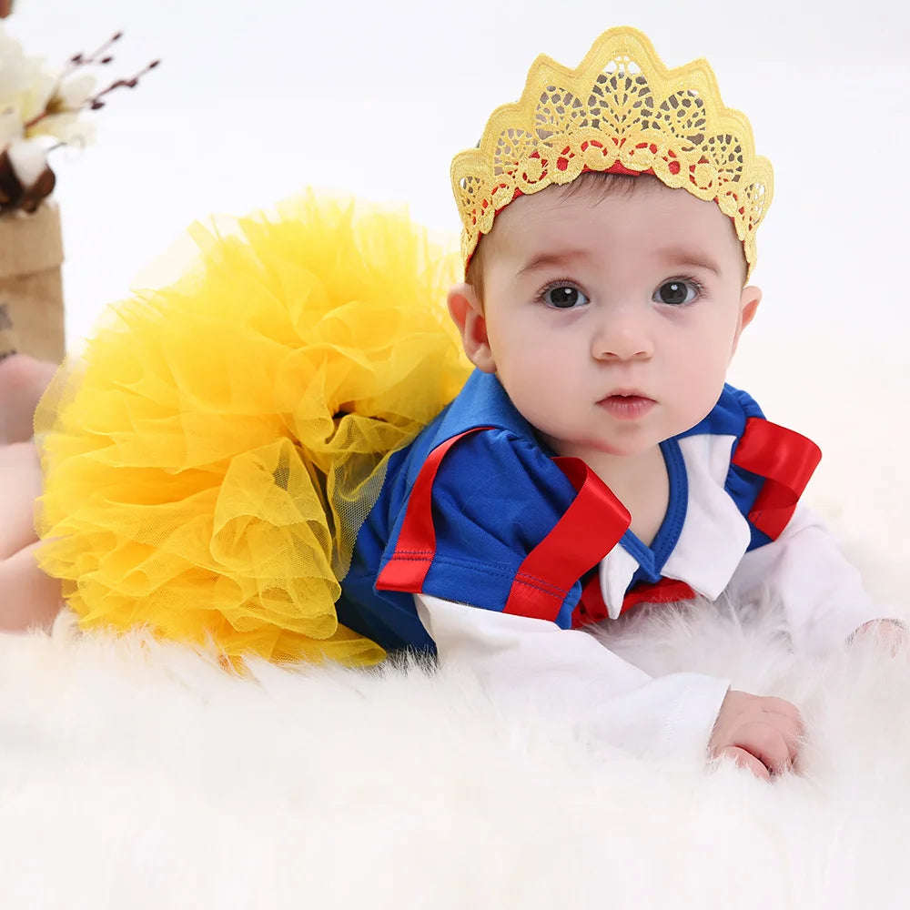 0-2Y 3pcs Girl Baby Superhero Suit Costume Newborn Clothing Sets