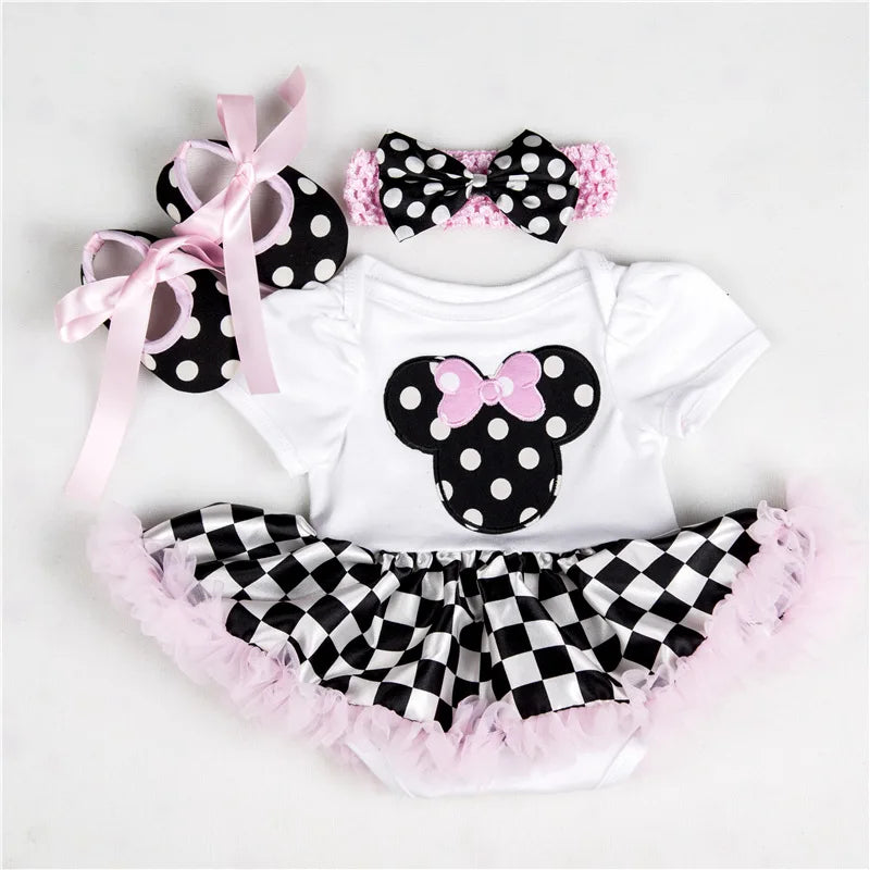 0-2Y 3pcs Girl Baby Superhero Suit Costume Newborn Clothing Sets