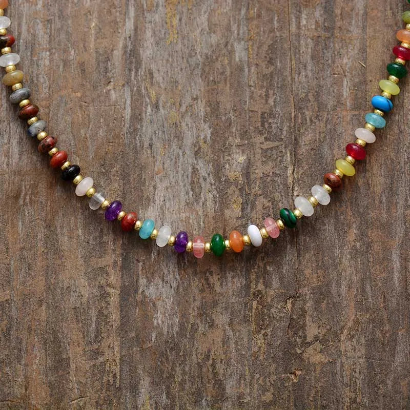 Earthly Natural Stones Beaded Necklace