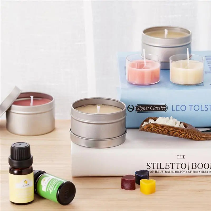 Candle Making Kit Pouring Pot Wicks Sticker DIY Candle Craft Tools