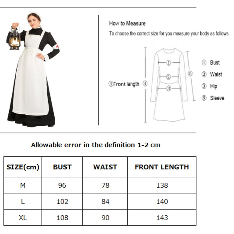 War Nurse Nun Sister Cosplay Book Week Costume