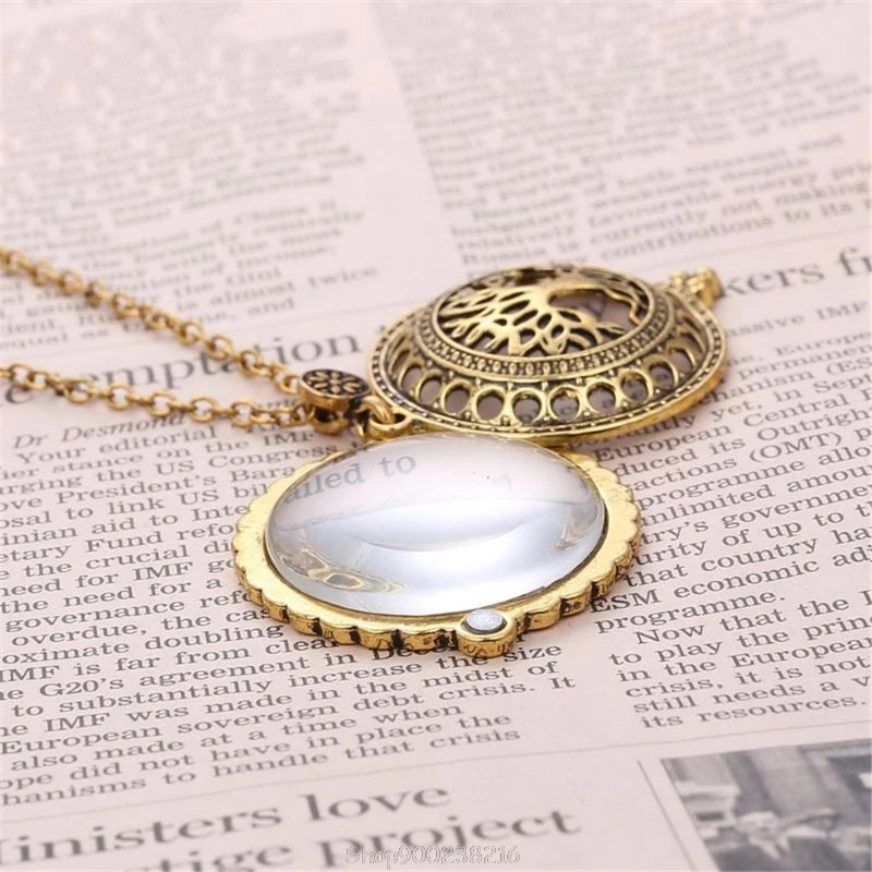 Magnifying Glass Pendant Necklaces