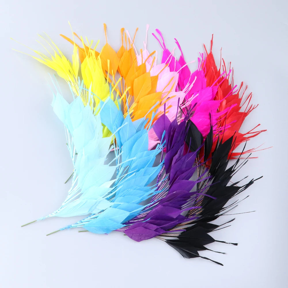 1pc Dyed Goose Feather 25-30CM DIY Crafts