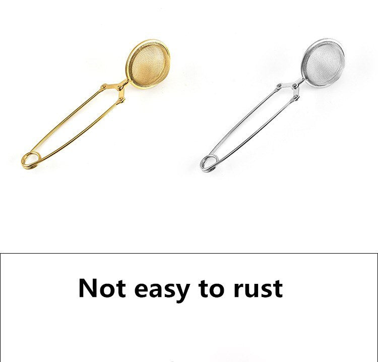 Tea Infuser Ball Stirrer Stainless Steel Mesh Tea Strainer