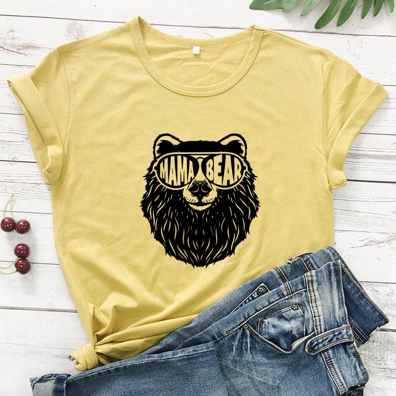 Mama Bear Cotton T-shirt