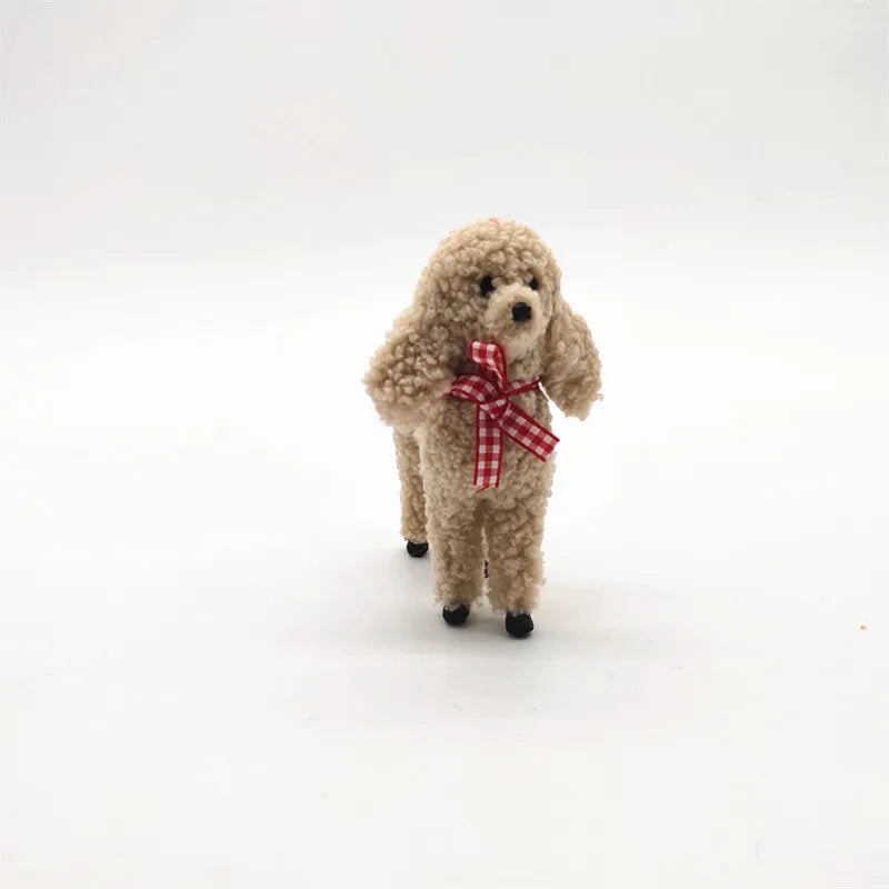 9cm Teddy Dog Mini Poodle Plushie Toy