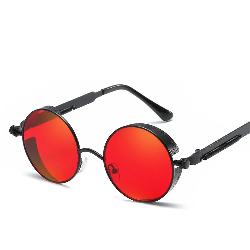 Leon's Round Polarised Sunglasses Steampunk UV400