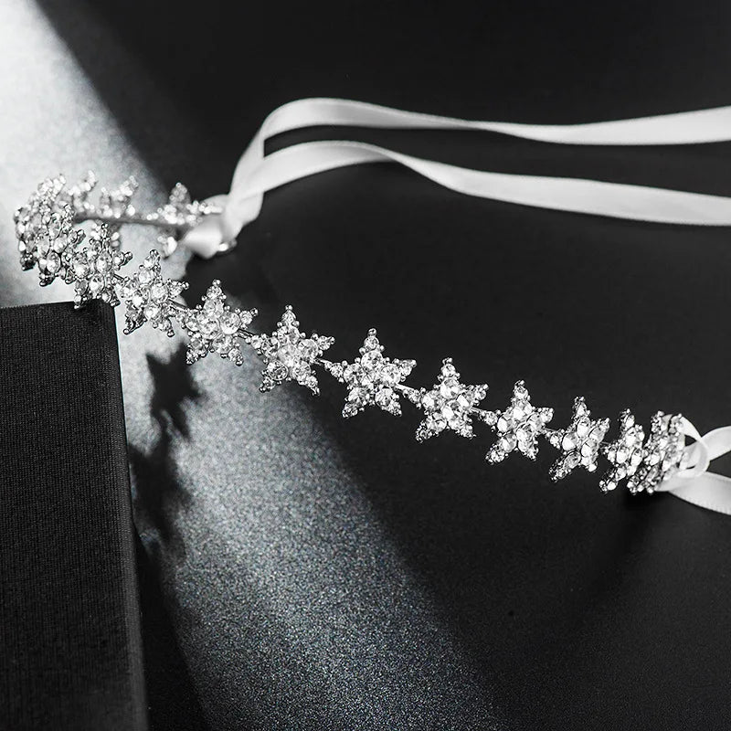 Christmas Pagent Crystal Star Hairband Tiara