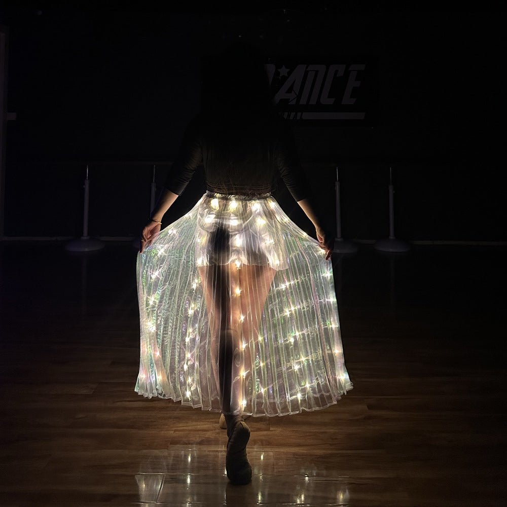 LED Light Up Party Skirt for Adults Dance Performance Wear