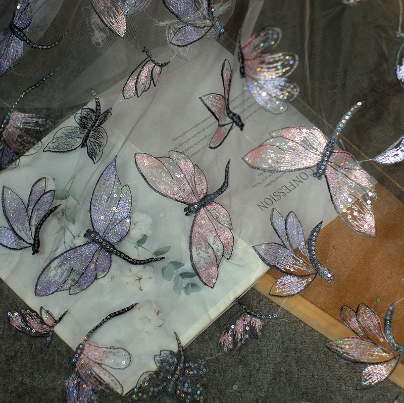 Dragonfly Sewing Fabric 2m length 150cm wide DIY Textiles Craft