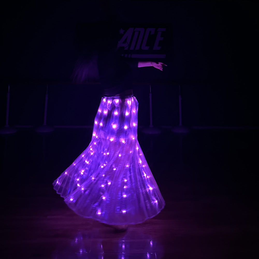 LED Light Up Party Skirt for Adults Dance Performance Wear