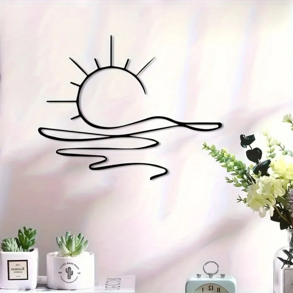 Sunrise Iron Wall Decor Metal Wall Art