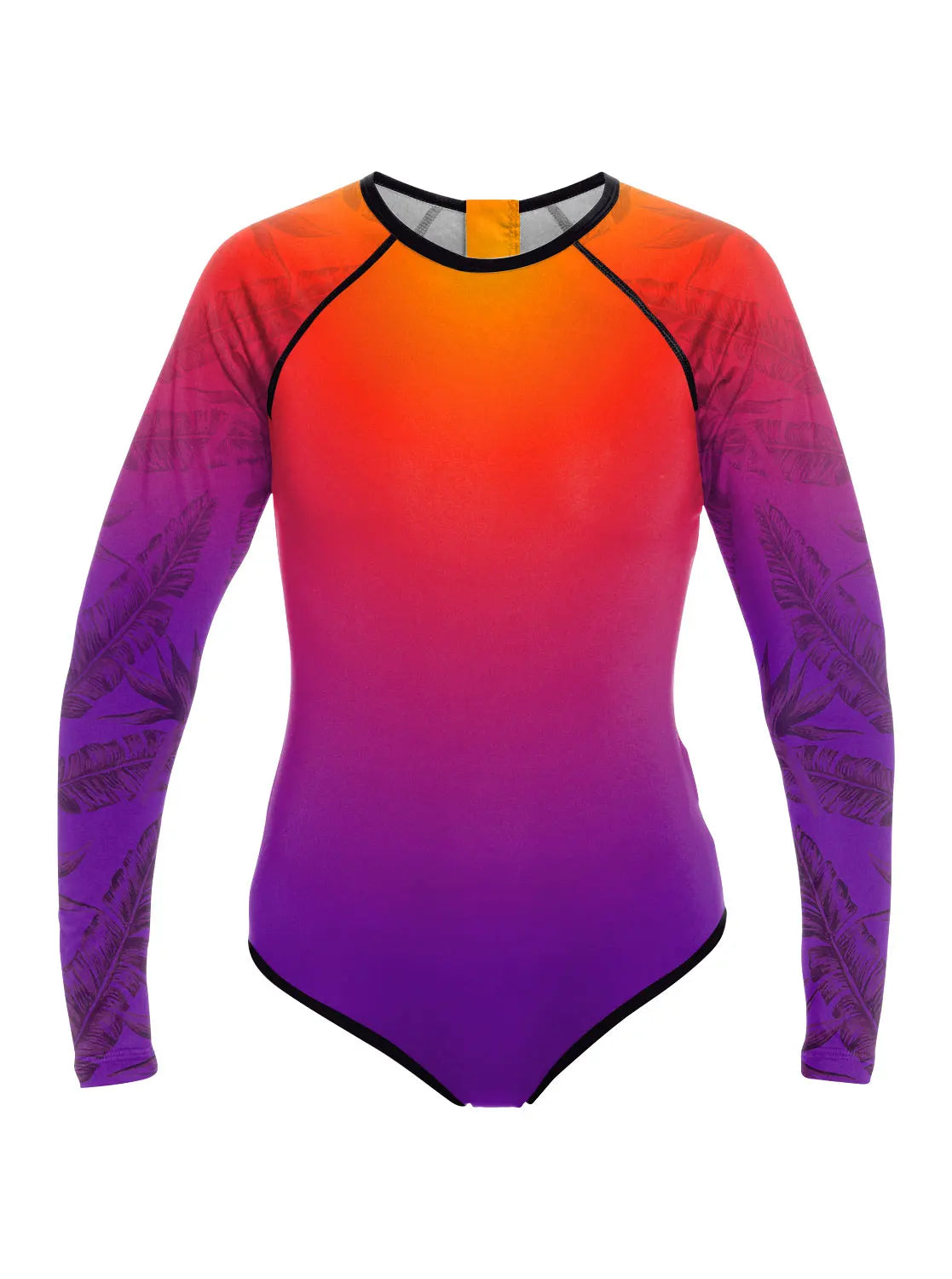 Long Sleeve Swimwear One-piece Surfing Swimsuit
