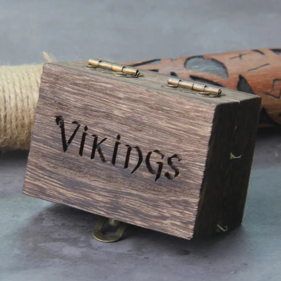 Gothic Dagger Sword Stainless Steel Huggie Hoop Earrings for Men with Wooden Box