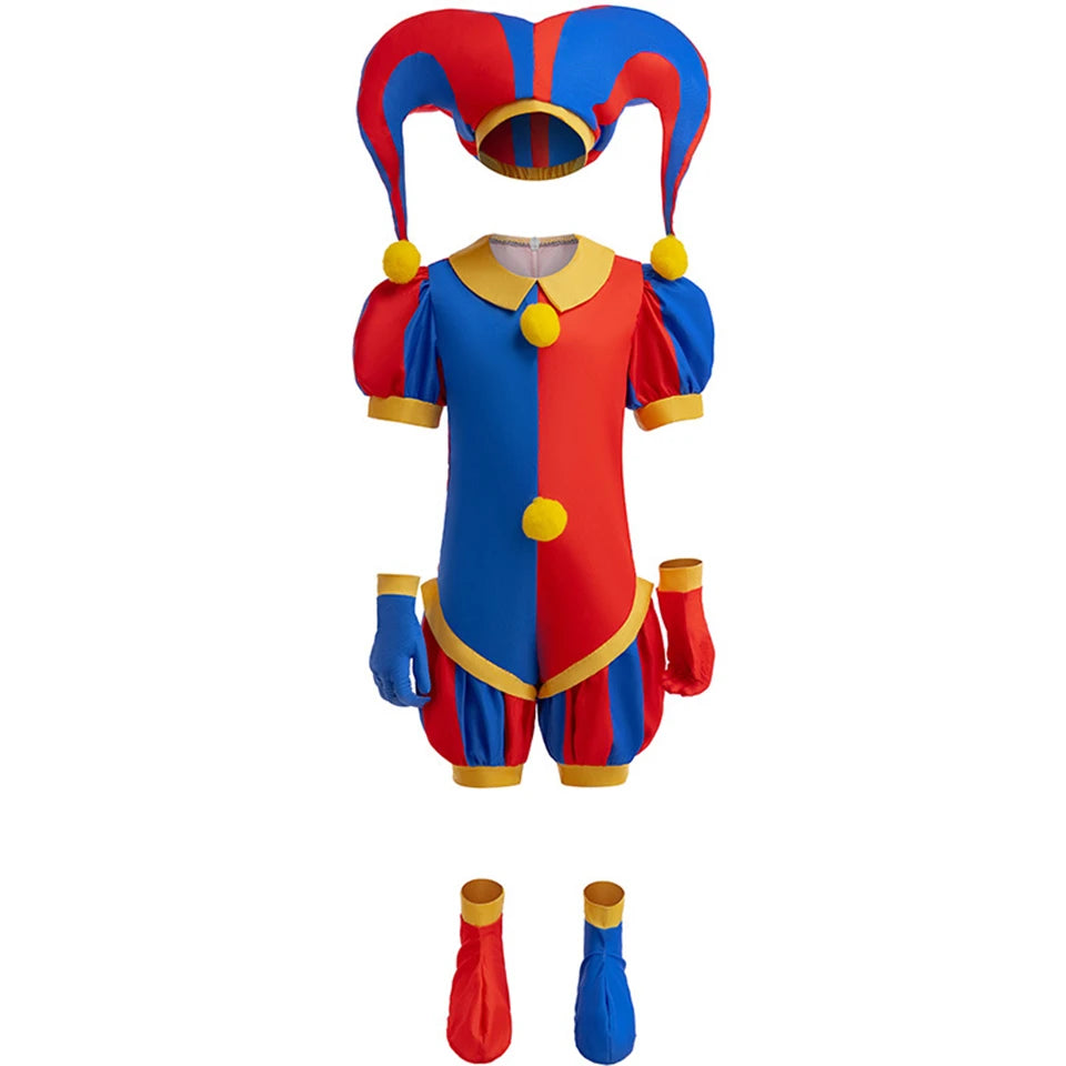 Amazing Circus Clown Pomni Ragatha Children's Halloween Cosplay Costumes