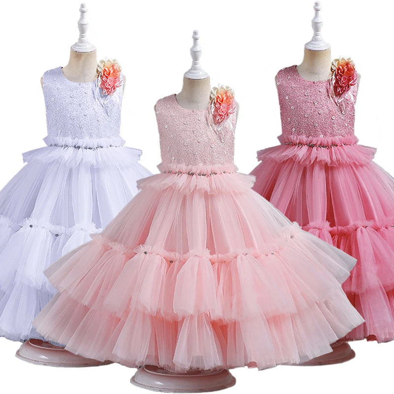 Cupcake Fluffy Tulle Tiered Party Dresses