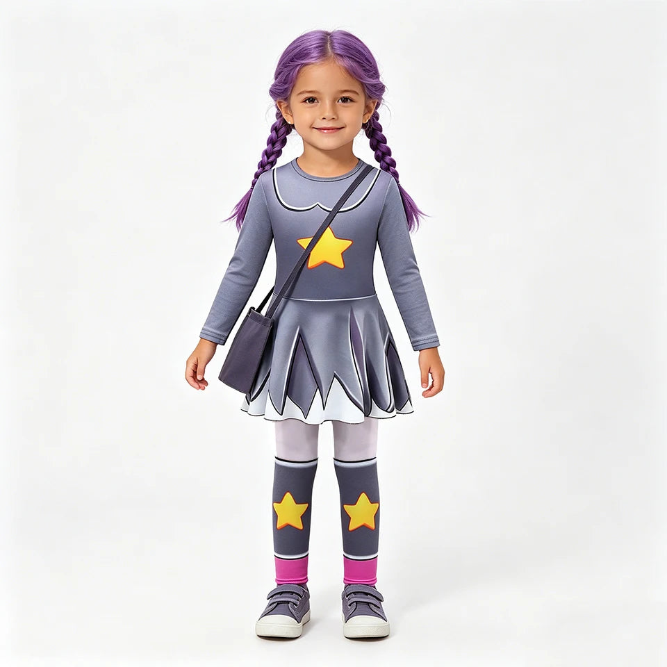 Adventure Game Bobi Time Lily Kids Clothes Halloween Cosplay Book Week Costumes Pretend Play