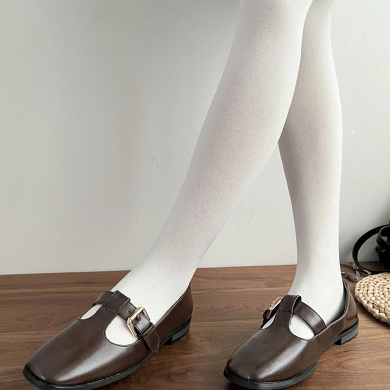 Velvety Jacquard Tights Pantyhose